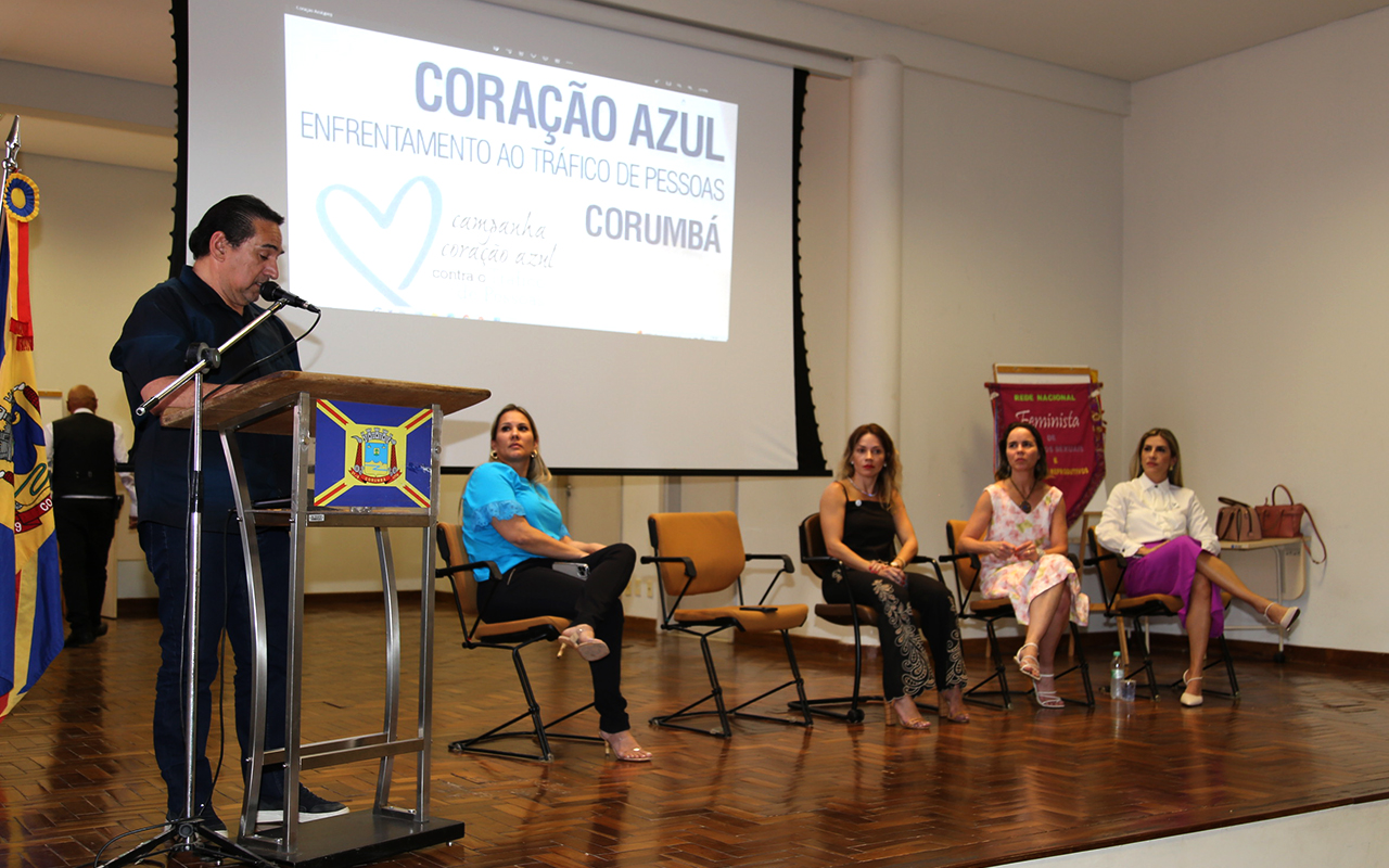 Prefeito participa do lançamento da Campanha contra o tráfico de pessoas,em parceria com Assistência Social