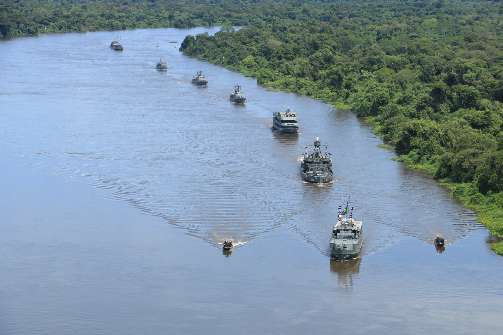 Com desfile naval e visitação à Patromoria; Marinha comemora 201 anos de Independência do Brasil