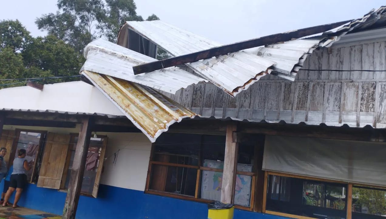 Escola da REME afetada por tempestade fica a aproximadamente 200 km de distância de Corumbá