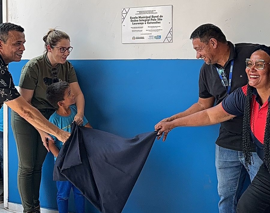 Prefeitura entrega escola construída no Aterro do Binega, no Alto Pantanal