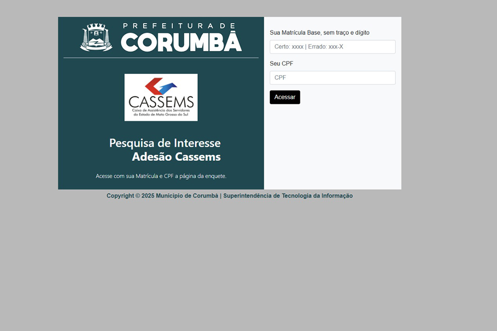 Servidores efetivos, comissionados e aposentados podem manifestar interesse em aderir a plano de saúde