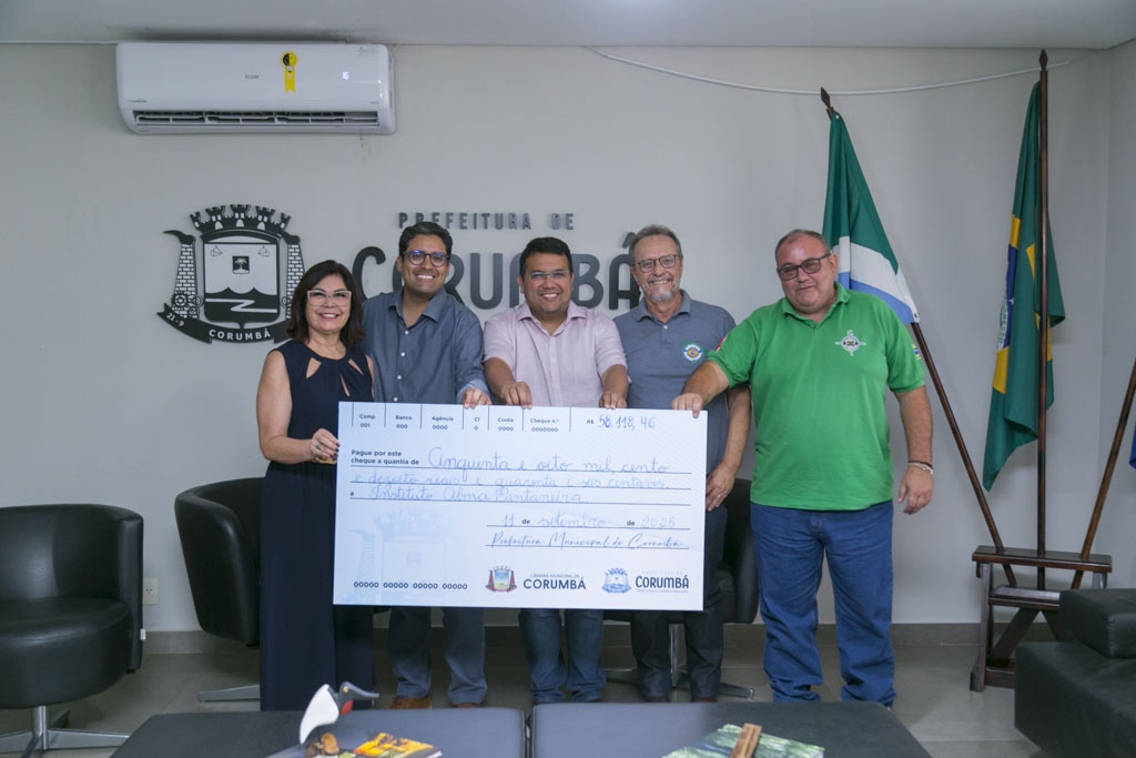 Instituto Alma Pantaneira será contemplado com emenda de R$ 58,1 mil da Prefeitura de Corumbá