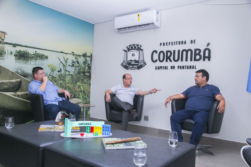 Prefeito se reúne com vice-governador e discute projetos para Corumbá