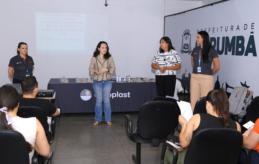 Capacitação orienta enfermeiros sobre cuidados com pessoas ostomizadas em Corumbá