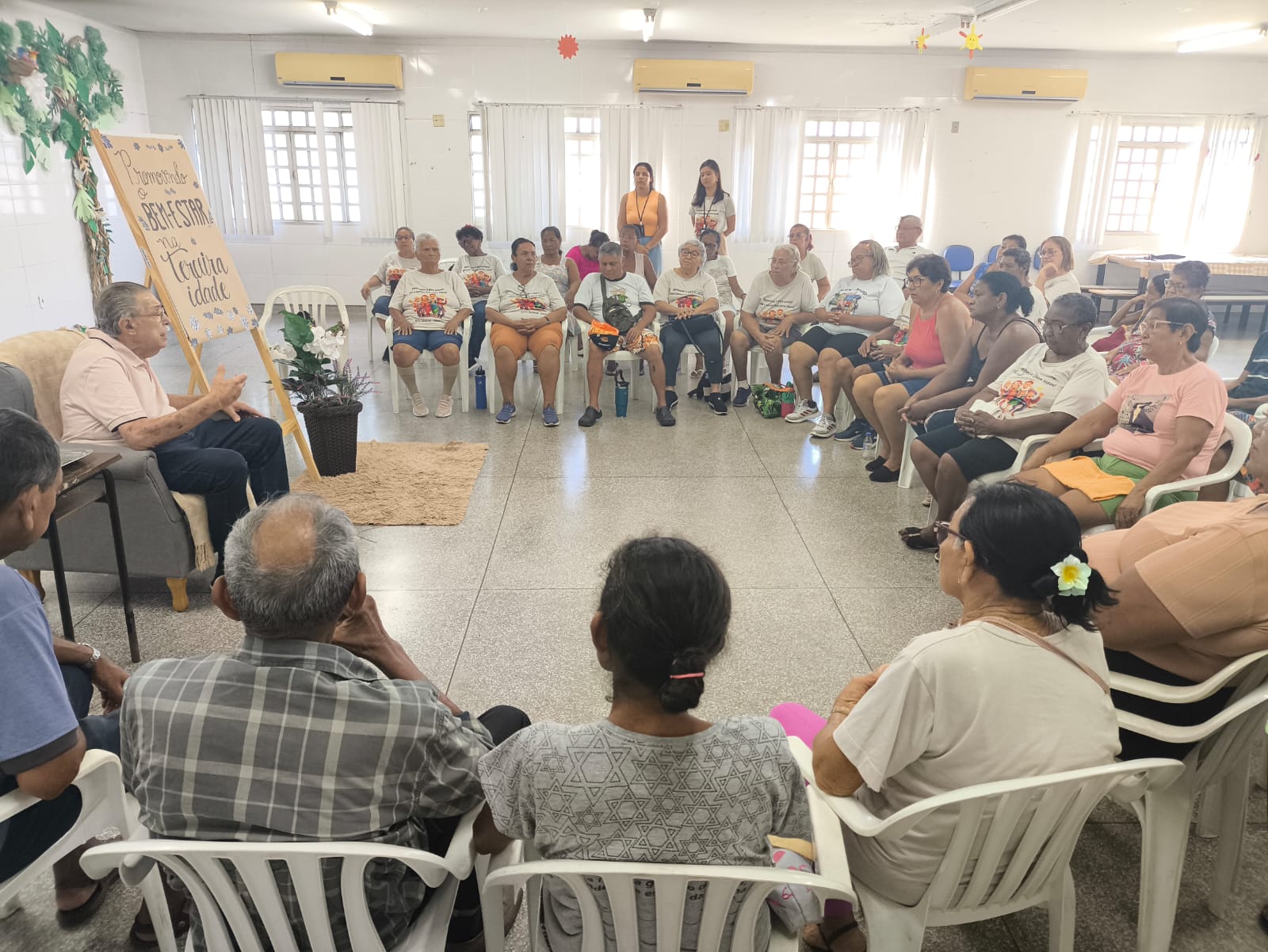 CRAS I promove ações integradas de saúde, convivência e lazer para idosos e crianças