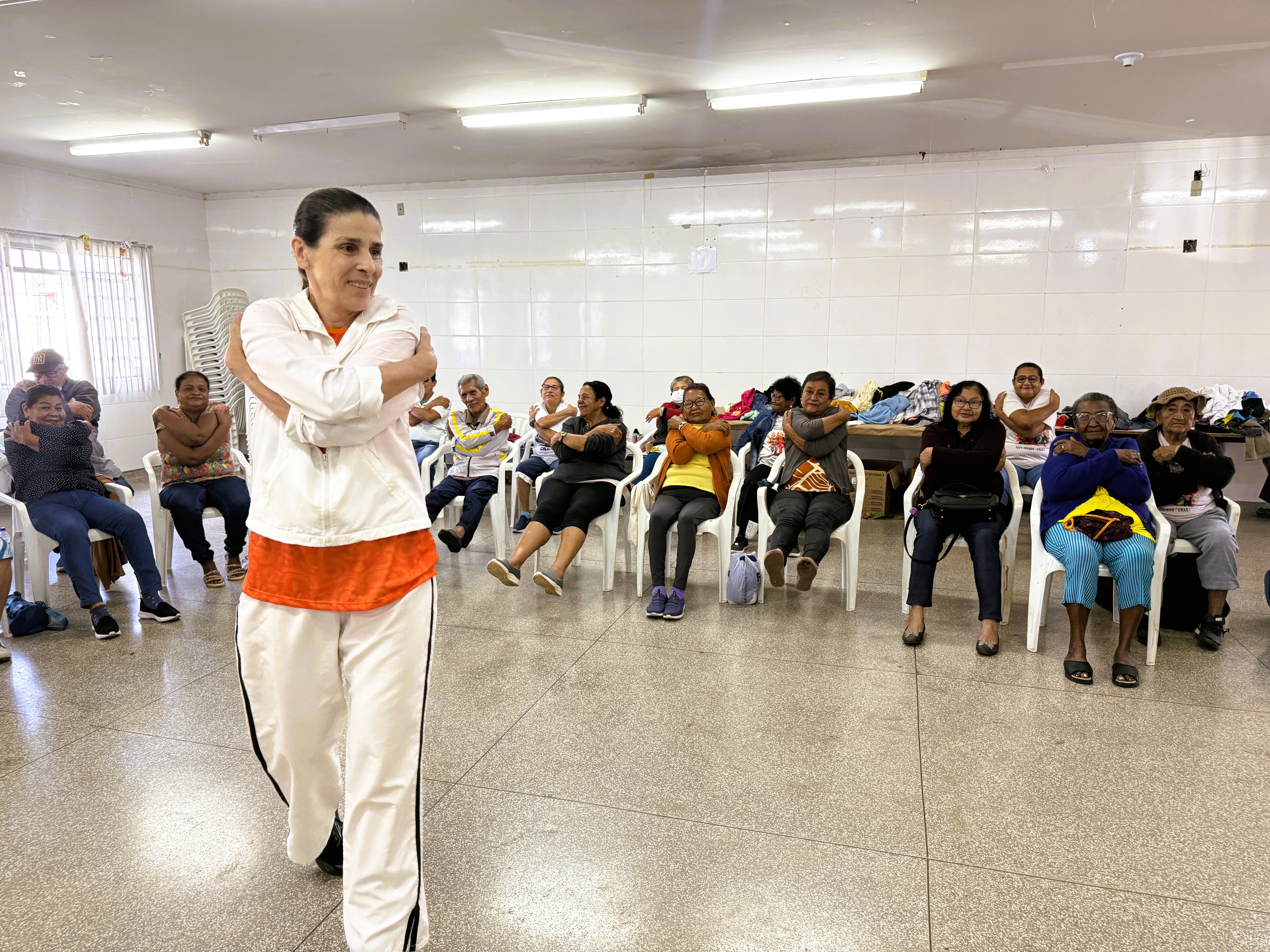 CRAS I promove manhã de bem-estar, conscientização e segurança alimentar para idosos