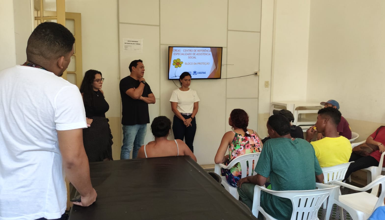 CREAS promove ação de orientação sobre proteção de crianças e adolescentes na Casa do Migrante