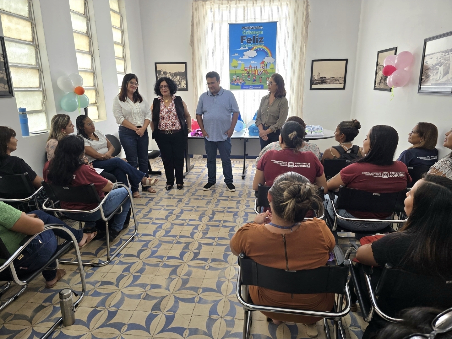 Programa Criança Feliz recebe uniformes para fortalecer atendimento às famílias em Corumbá
