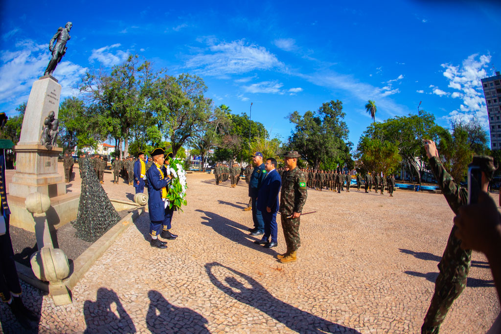 Corumbá celebrou 159 anos da Retomada com solenidade na Praça da Independência