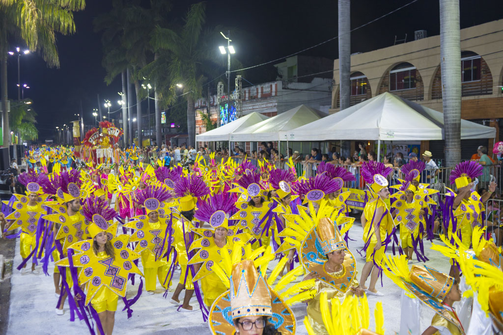 Acadêmicos do Pantanal trouxe enredo sobre jogos e destino para a avenida