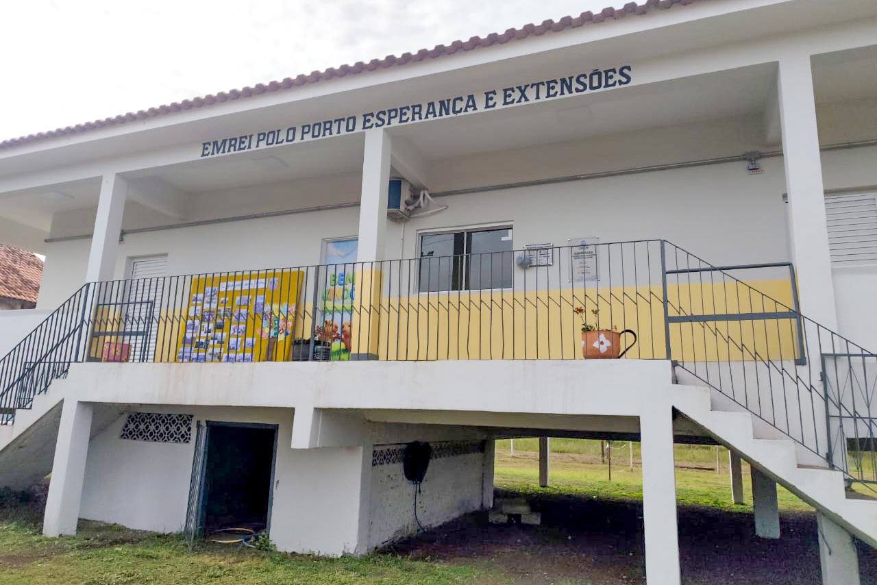 Escola de Porto Esperança é reformada e ganha nova estrutura hidráulica