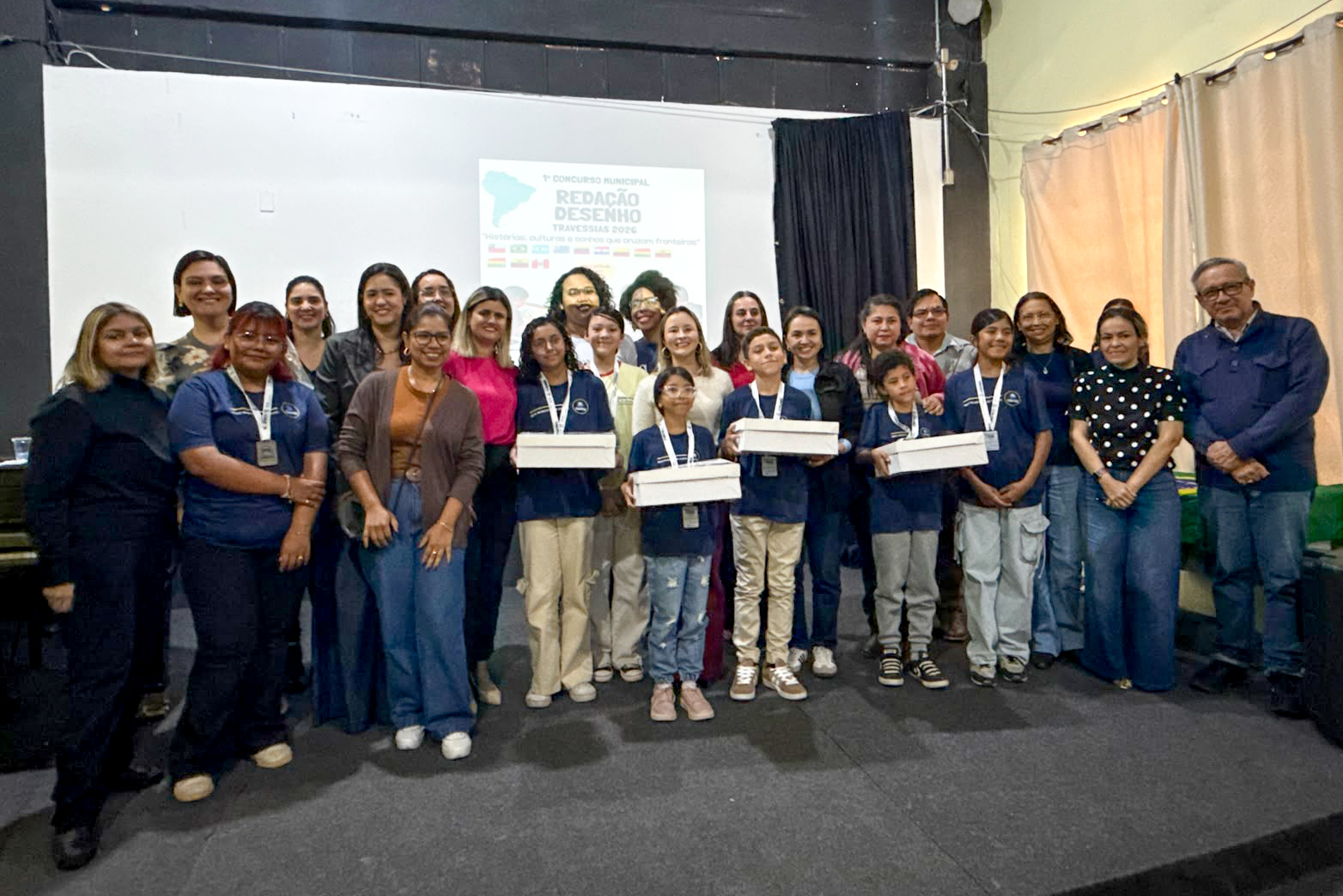 Prefeitura premia vencedores do Concurso de Redação e Desenho Travessias 2026