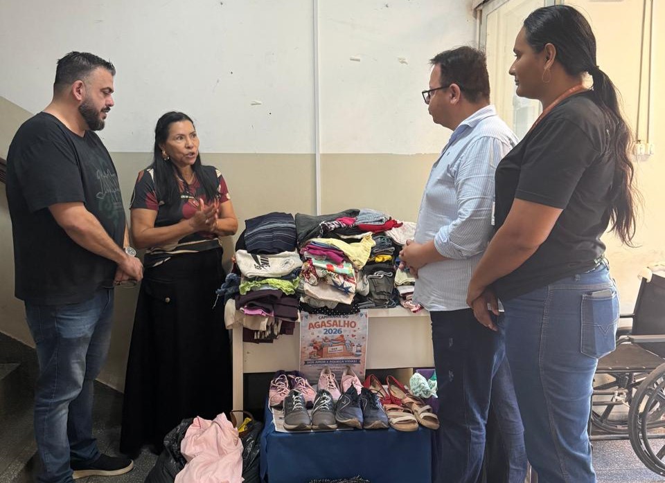 Campanha do Agasalho arrecada doações no Paço Municipal; ação segue até 30 de junho