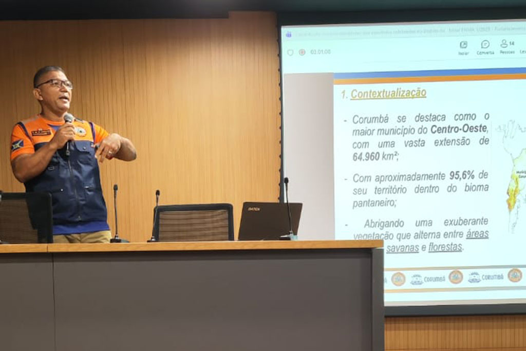 Corumbá apresenta ações de combate a incêndios em capacitação em Brasília