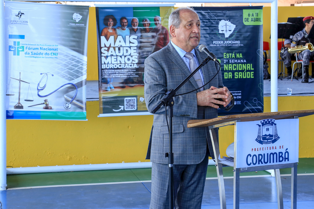 Tribunal de Justiça de MS lidera ação de saúde em Corumbá e reforça atuação com foco social