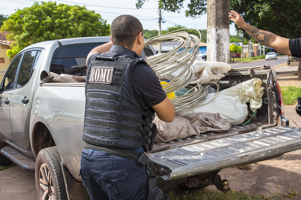 Operação conjunta apreende 400 kg de cobre e reforça combate a furtos de fiação em Corumbá